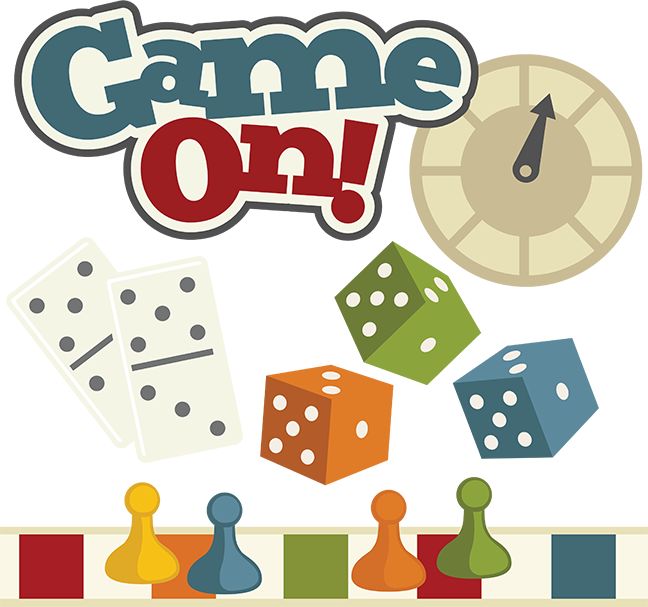 an image of a game on poster with dices and clocks in the background,