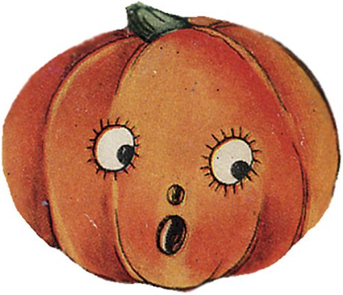 a drawing of a pumpkin with eyes drawn on it