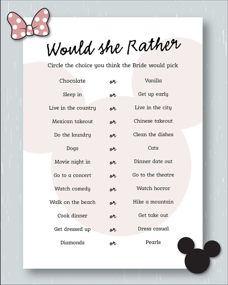 a minnie mouse poster with the words, would she rather know? and how to use it