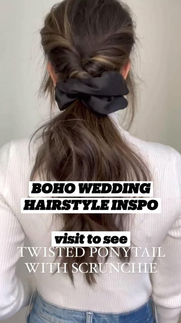 BOHO WEDDING HAIRSTYLE INSPO #haircut #hairstylist #hairstyle Gothic Hair Accessories, Inspo Hair, Twist Ponytail, Boho Wedding Hair, Hairstyle Inspo, Cosplay Hair, Rhinestone Hair Clip, Wedding Hair Inspiration, Work Hairstyles