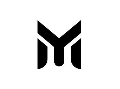 the letter m is made up of two intersecting lines, and it appears to be black