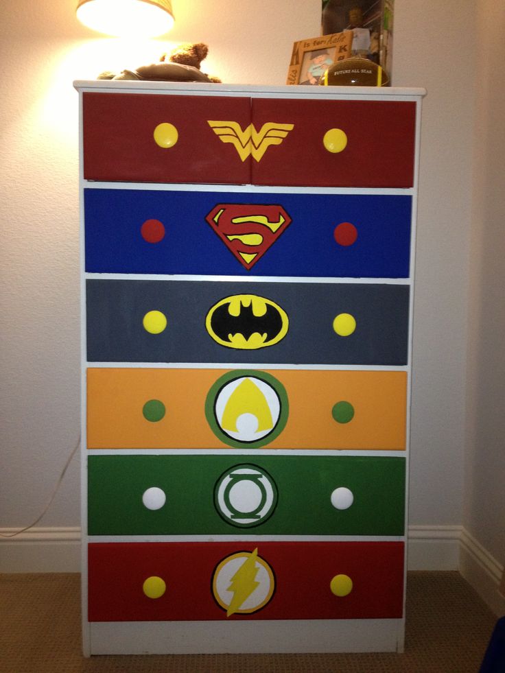 this is an image of a batman dresser