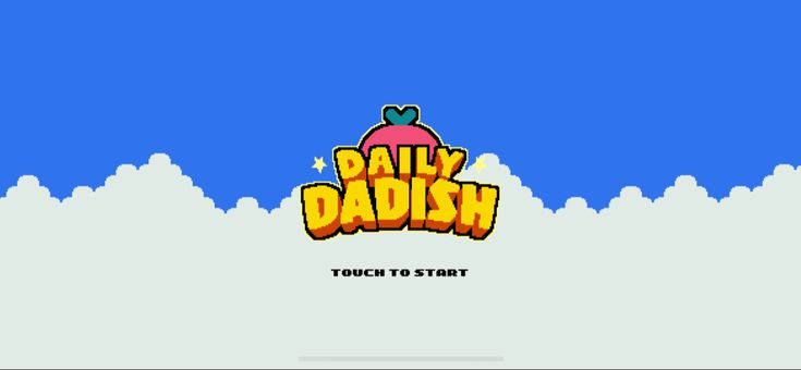 an old school computer game with the title'baby dachsh touch to start