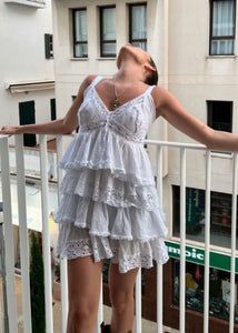 Love Lace Dress White Summer Dress Aesthetic, Cute Short Summer Dresses, White Sundress Outfit, Comfortable School Outfits, Dress With Square Neck, White Long Sleeve Mini Dress, Look Legging, Viral On Tiktok, Brunch Dates