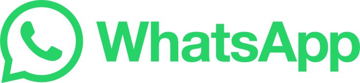 the whatsapp logo is shown in green