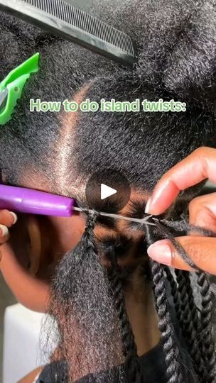 3.1K views · 7.9K reactions | How To do Island Twist 🪢
#braidsconnect #tutorial | Braids Connect | braidsconnect · Original audio Knotless Braids Length, 33 Braids, Tutorial Braids, Braids Length, Island Twist, Big Box Braids, Hairstyle For Men, Kids' Braids, Crochet Braids Hairstyles