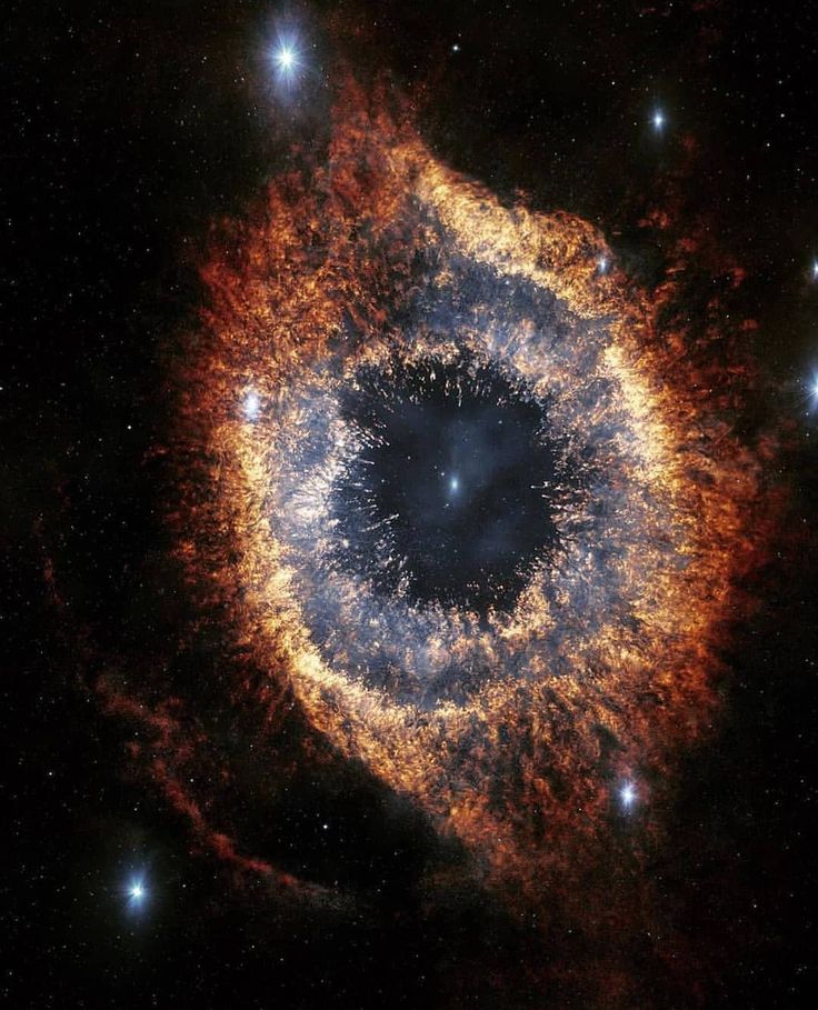 the eye of god is seen in this image taken by nasa's hubble telescope