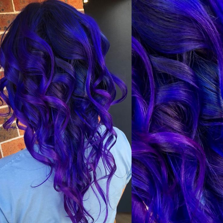 Highlight Your Beauty | Trendy Hair Color Ideas for Brunettes - hair cut Purple And Blue Hair Ideas, Black Blue Purple Hair, Blurple Hair Color, Black Blue And Purple Hair, Tanzanite Hair Color, Vivid Hair Color Ideas For Brunettes Short Hair, Blue Purple Black Hair, Indigo Purple Hair, Blue Hair With Dark Roots