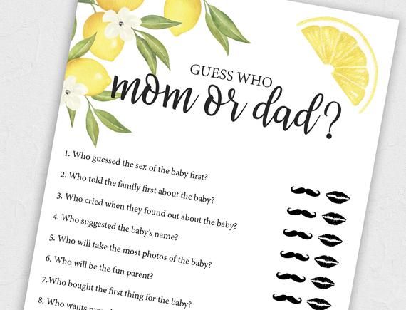 a mother's day poem with lemons and moustaches on it