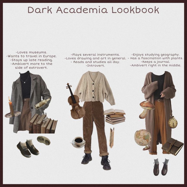 Dark Academia Outfit Essentials, Dark Academia Essentials, Erin Aesthetic, School Aestethic, Academia Lookbook, Dark Academia Lookbook, Dark Academia Wardrobe, Academia Aesthetic Outfit, Art Academia