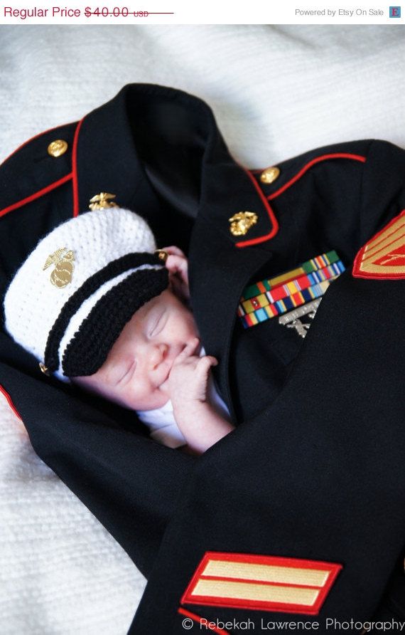 Christmas in July Sale Crochet Marine Corps Female Cover and Diaper Cover set, USMC Hat, Baby Hat, Newborn Photography Prop - Made to order Marine Corps Female, Marine Baby, Military Baby, Marines Girlfriend, Marine Love, Marine Wife, Marine Mom, Design Crochet, Military Love