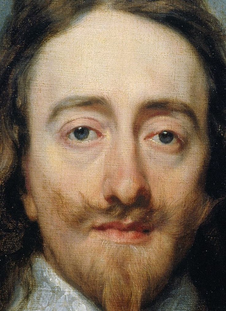 a close up of a painting of a man with long hair