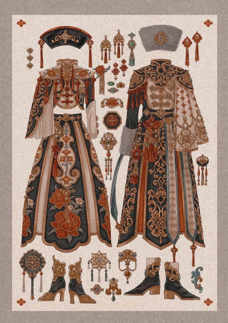 Russian Royalty Fashion Male, Vintage Fashion Sketches, Vestidos Anime, Medieval Clothing, Fashion Design Drawings, Drawing Clothes, Fantasy Clothing, Fantasy Fashion, Historical Clothing