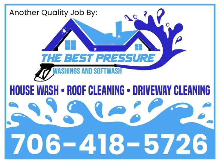 The BEST Pressure Washings and Softwash Yard Signs In Lagrange Pressure Washing House, Pressure Washer Tips, House Wash, Power Washing, Roof Cleaning, Cleaning Gutters, Home Exterior, Pressure Washing, Pressure Washer