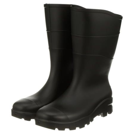 Keep your feet protected in wet places, after the flood, and during the clean-up with this pair of All Purpose Rubber Rain and Work Boots. These pull-on, over-the-foot boots have a versatile design suited for many uses. These boots will keep your feet dry and safe in many applications including: pool cleaning, gardening, yard work, flooded basements / garages, washing your car or your dog, barn and farm work, septic work and more. Made of durable sealed PVC that is easy to clean and maintain whi Insulated Rubber Boots, Wide Calf Rain Boots, Girls Rain Boots, Garden Boots, Short Rain Boots, Foot Socks, Womens Rain Boots, Rubber Boot, Office Shoes