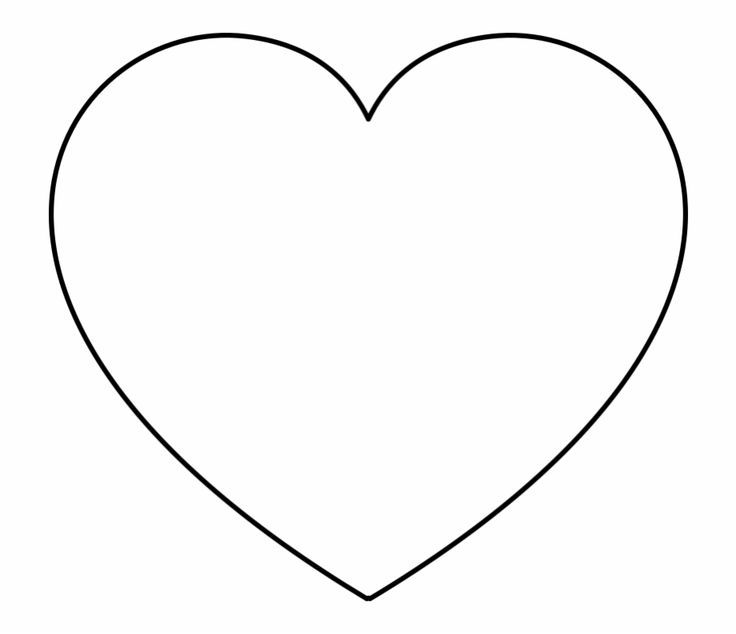 a black and white heart shape