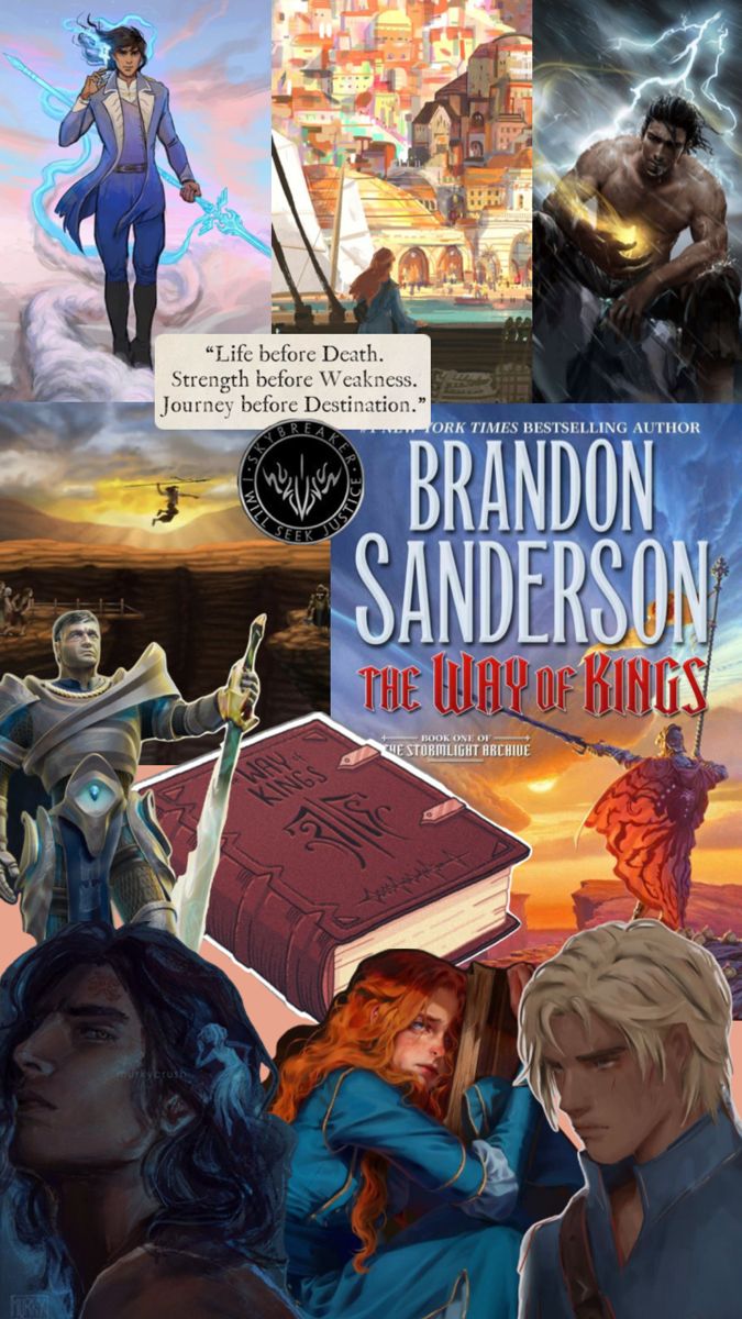 the cover to brandon sanders's book, the way of kings