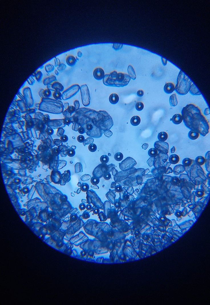 an image of some blue and white bubbles in the water