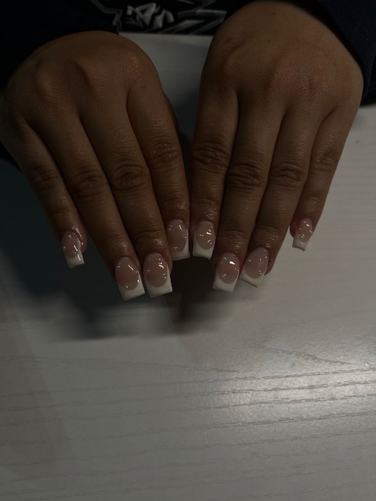 Pearly French Tip Nails, French Nails With Pearls, French Tip Nails With Pearls, French Tips With Pearls, Pearl French Tip Nails, French Tip With Pearls, Pearl French Tip, Nails With Pearls, 4a Natural Hair