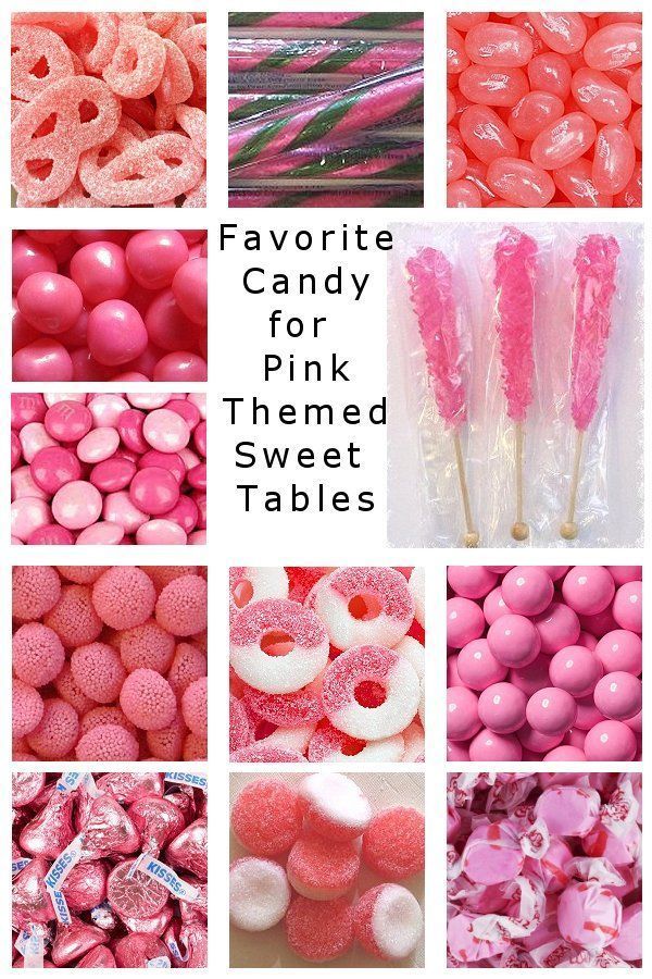 Most favorite candy for a pink themed candy buffetcandy table or sweet table. Tastemade Dessert, Pink Candy Buffet, Buffet Dessert, Pink Sweet 16, Girl Shower Themes, Idee Babyshower, Sweet Tables, Baby Shower Candy, Shower Desserts