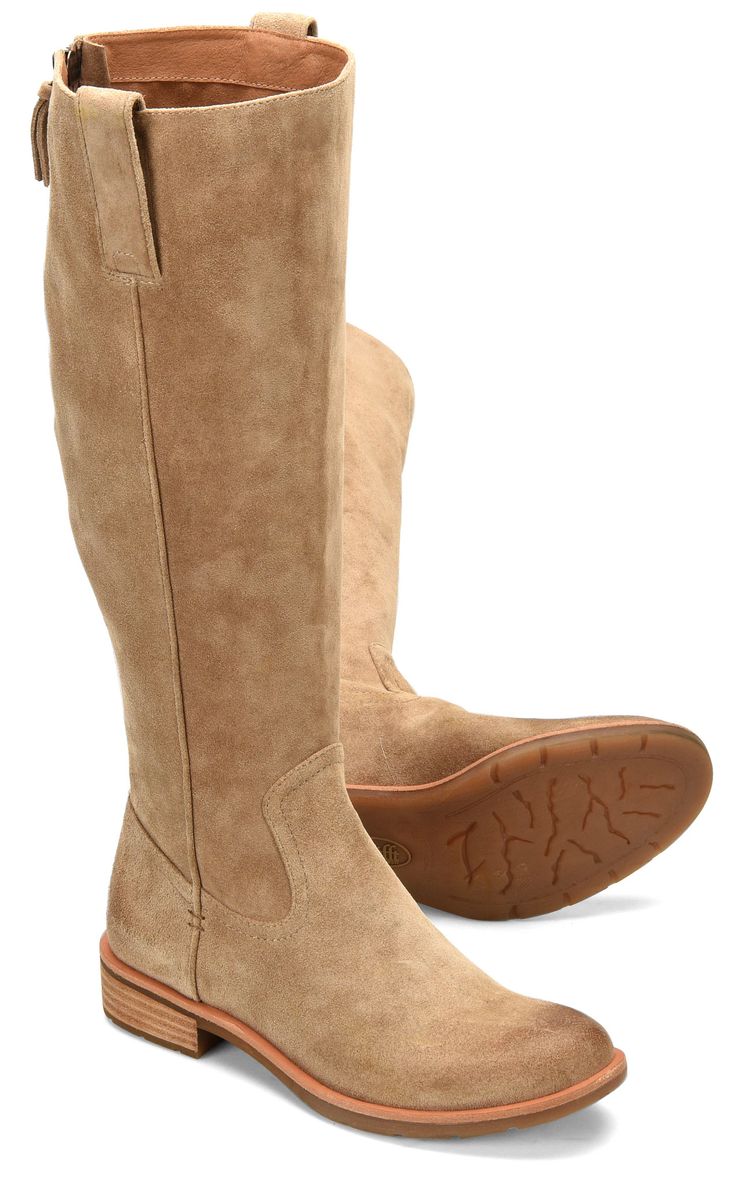 Fall Brown Shoes, Womens Light Brown Boots, Trendy Wide Calf Suede Boots, Casual Knee-high Boots With Leather Lining, Wide Calf Suede Boots With Suede Lining, Fall Suede Moto Boots With Leather Lining, Suede Wide Calf Boots With Suede Lining, Women Shoes 2024 Trends, Women’s Fall Boots