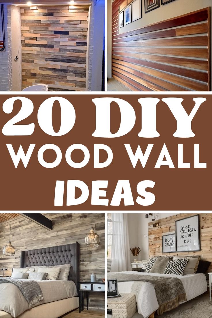 wood wall ideas that are easy to do and great for any room in the house