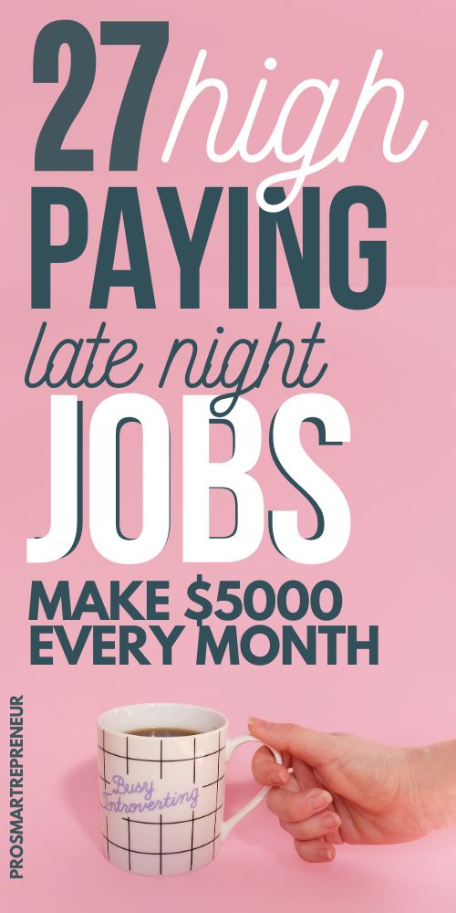 a hand holding a coffee cup with the words 27 high paying late night jobs makes $ 500 every month