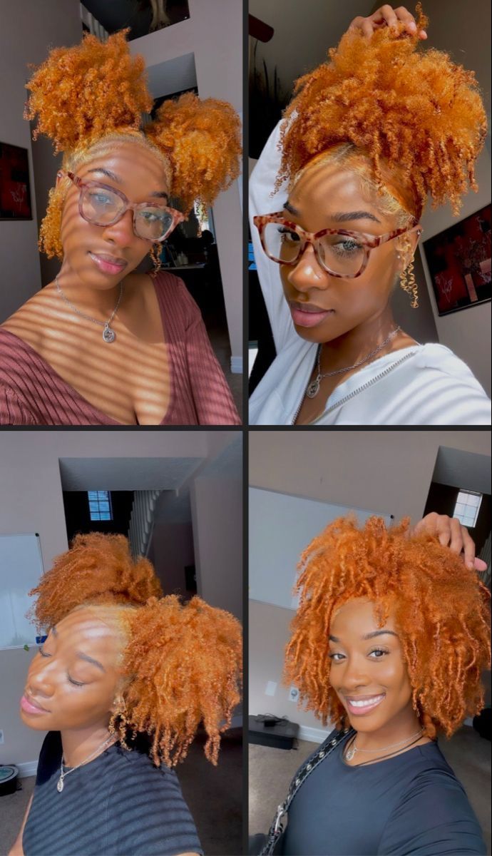 Ginger Dyed Hair, Dune Oc, Ginger Hair Colour, Short Dyed Hair, Best Hairstyles For Women, Beautiful Black Hair, Cute Hair Colors, Colourful Hair, Short Locs Hairstyles