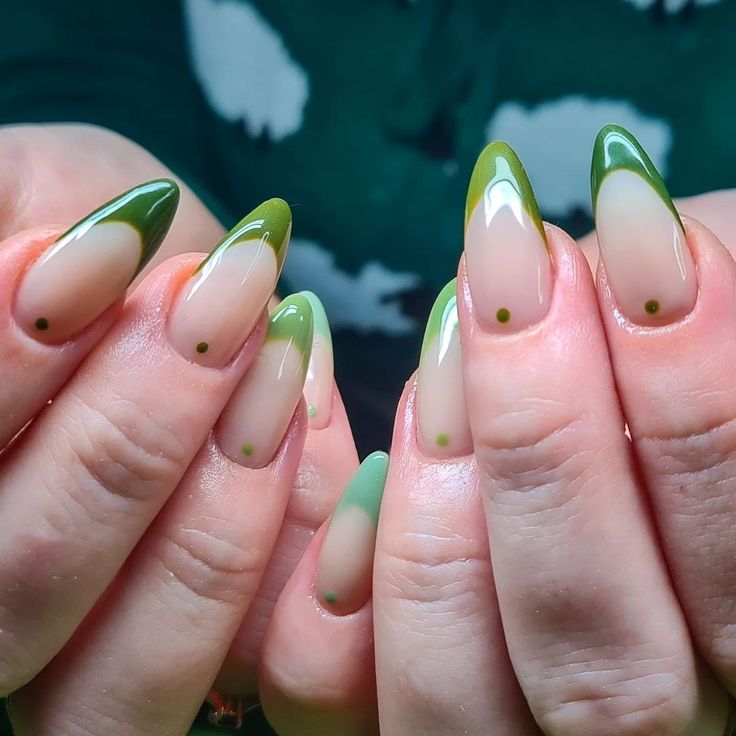 Green Gradient Nails, Nail Green, Green Gradient, Gradient Nails, Nail Inspo, The Middle, Acrylic Nails, Melbourne, The One