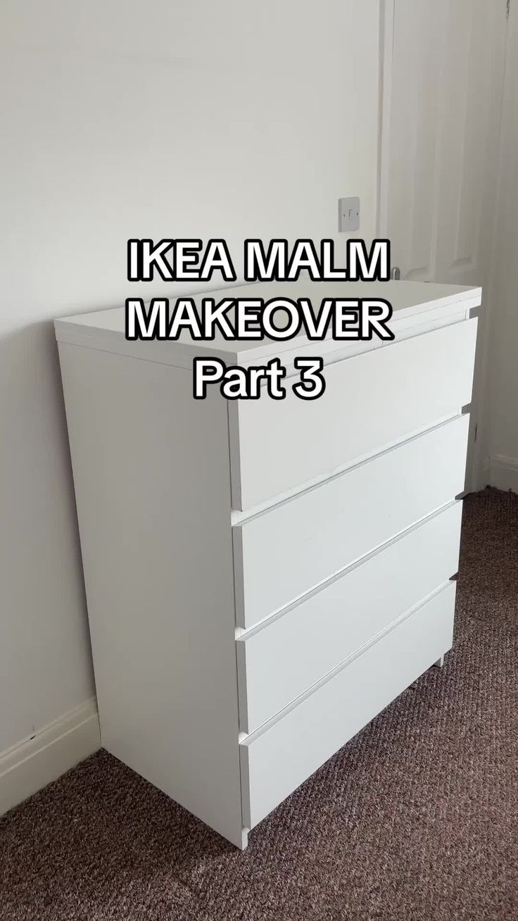 ikea malm makeover part 3