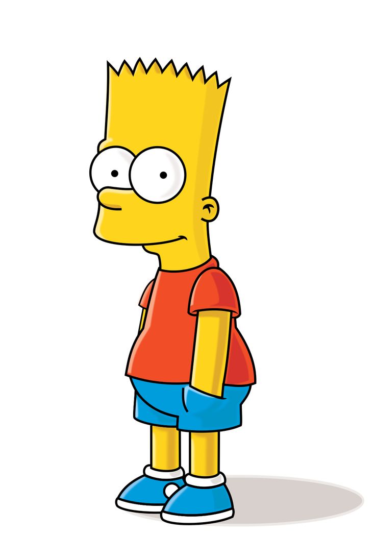 the simpsons character is standing in front of a black background with his head tilted to the side