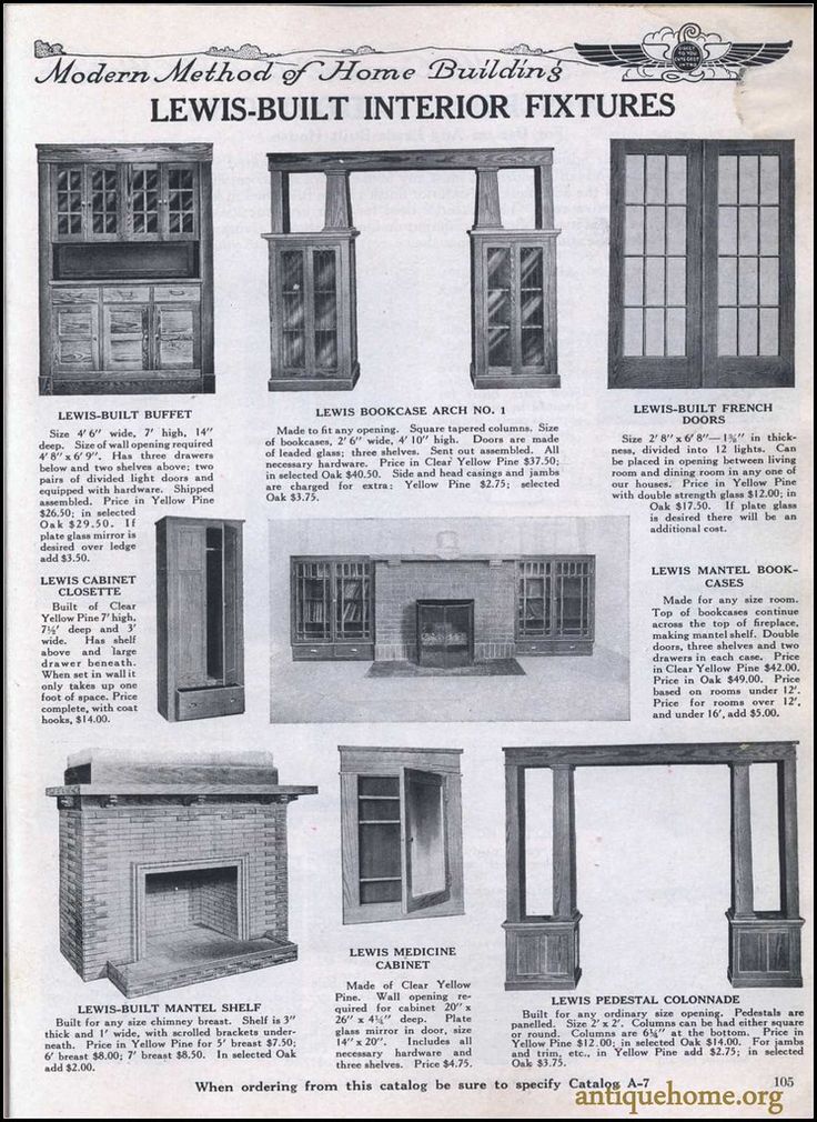 an old advertisement showing different types of windows and doors with instructions for them to install