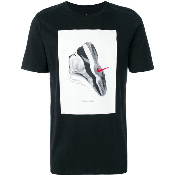 Nike Jordan AJ11 CNXN T-shirt ($38) ❤ liked on Polyvore featuring men's fashion, men's clothing, men's shirts, men's t-shirts, black, mens short sleeve t shirts, mens cotton shirts, nike mens t shirts, mens graphic t shirts and men's regular fit shirts Cotton Shirts For Men, Men's Graphic T Shirt, Tomboy Style Outfits, 3d T Shirts, Nike Jordan, Tomboy Fashion, Men Short Sleeve, Nike Men, Mens T