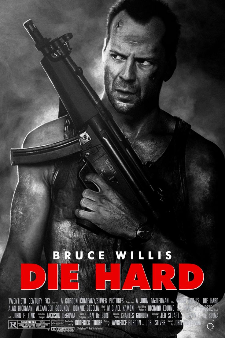 Bruce Willis Die Hard, Die Hard Movie, Die Hard 1988, The Matrix Movie, Action Movie Poster, Movie Artwork, Best Movie Posters, Cinema Art, Sketch Books