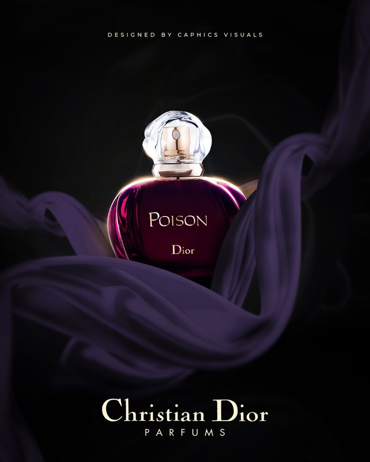 Perfume Promotion Poster, Poison Perfume Aesthetic, Perfume Ads Creative Design, Perfume Poster Advertising, Perfume Design Poster, Perfume Advertisement Poster, Perfume Ads Design, Perfume Product Design, Perfume Poster Design Ideas