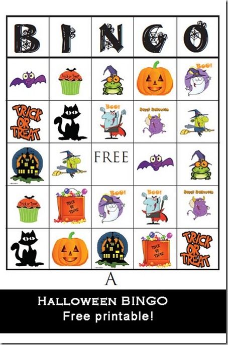 a printable halloween game with pumpkins and bats