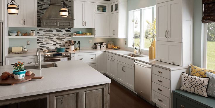 the kitchen is clean and ready for us to use in its new owner's home