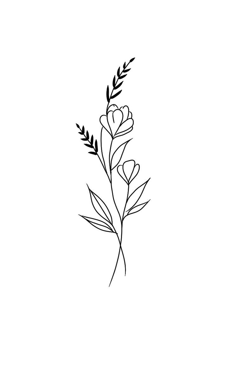 a black and white drawing of a flower on a white background with the word love written below it