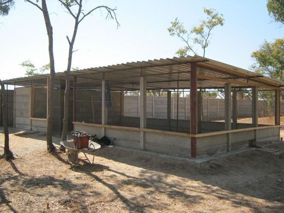 a building that is in the middle of some dirt