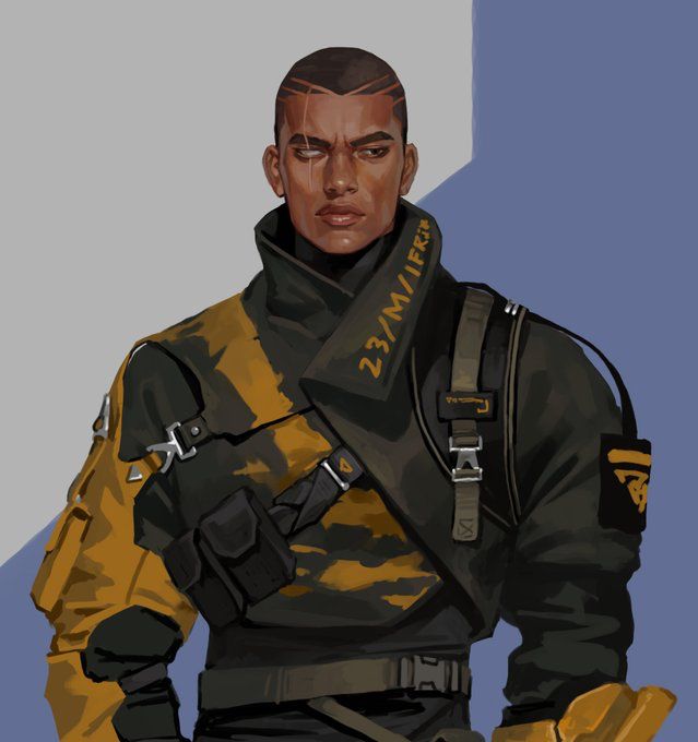 a painting of a man in uniform with his hands on his hips