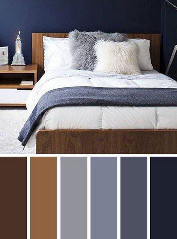 Navy And Grey Bedroom - Gureque47