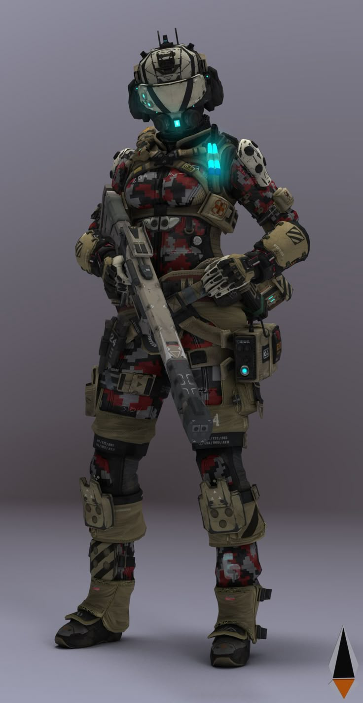 Female Pilot #3 [Titanfall 2] by IamFile on DeviantArt | Titanfall ...