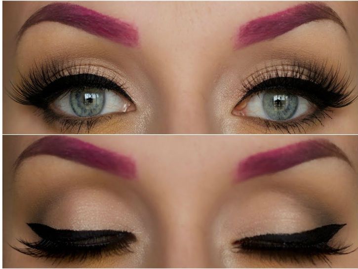 14 Fierce Makeup Looks That Aren't Just Another Smoky Eye - Minq.com How To Make Eyebrows, Glitter Eyebrows, Ombre Eyebrows, Eyebrow Makeup Products, Eyebrow Trends, Eyebrow Growth Serum, Creative Hair Color, Eyebrow Growth, Glitter Spray