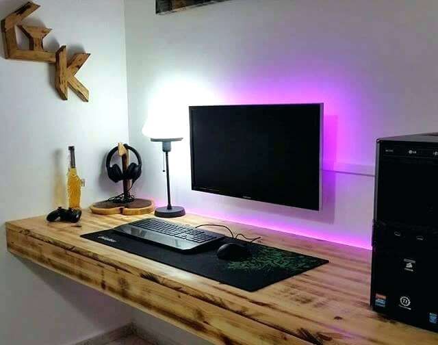 Popular Floating Shelf Gaming Setup For Gamers | Room Setup and Ideas