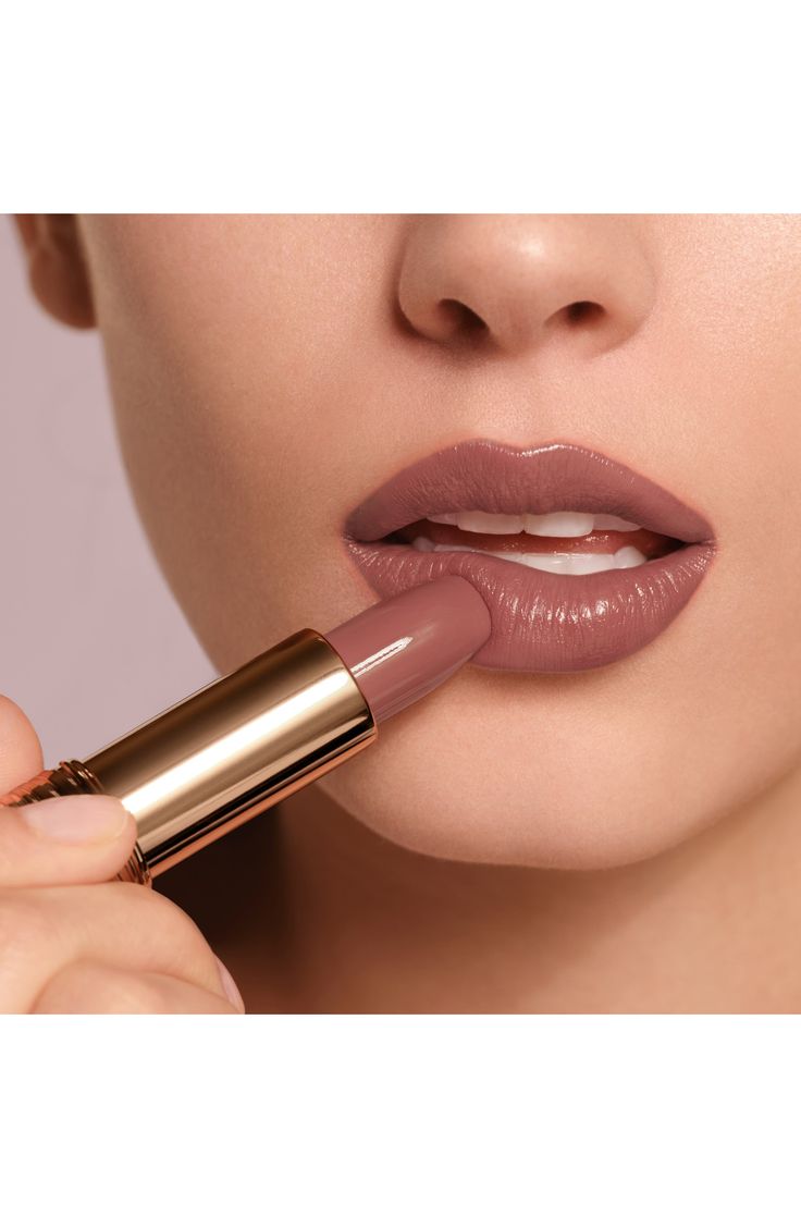 What it is: A moisturizing lipstick that offers up to 18 hours of comfort. What it does: This lipstick is enriched with 30% moisturizing rose balm and blended with hyaluronic acid to provide you with all-day comfort and hydration. Its ultra-creamy texture glides over your lips and sets to a smudge-resistant, long-lasting finish. How to use: Apply in a single stroke using the lipstick bullet. Make sure your lips are hydrated prior to application. For the perfect lip look, apply to your lips from Lip Color For Dusty Rose Dress, Lip Color For Coral Dress Fall, Lancome All Done Up Lipstick, Revlon Super Lustrous Bare It All Lipstick Swatch, Loreal Lipstick Toasted Almond, Best Mac Lipstick Colors 2022, Nude Mac Lipstick Swatches, Mac Love You Back Lipstick Swatch, Mac Natural Born Leader Lipstick