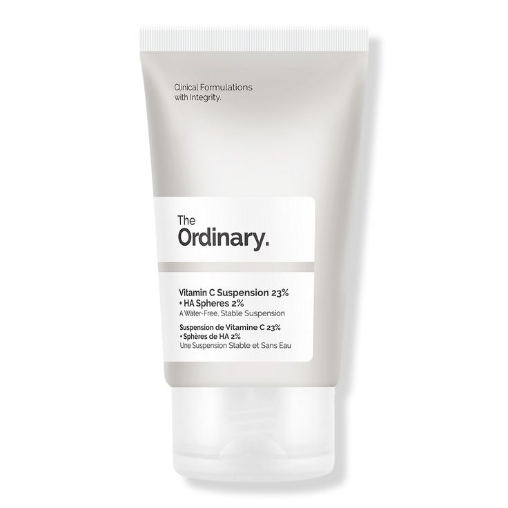 Vitamin C Suspension 23% + HA Spheres 2% Serum - The Ordinary | Ulta Beauty The Ordinary Vitamin C Suspension, The Ordinary Vitamin C, Vitamin C Serum Benefits, Vegan Alcohol, Affordable Beauty Products, Best Vitamin C Serum, Best Vitamin C, The Ordinary Skincare, Budget Beauty