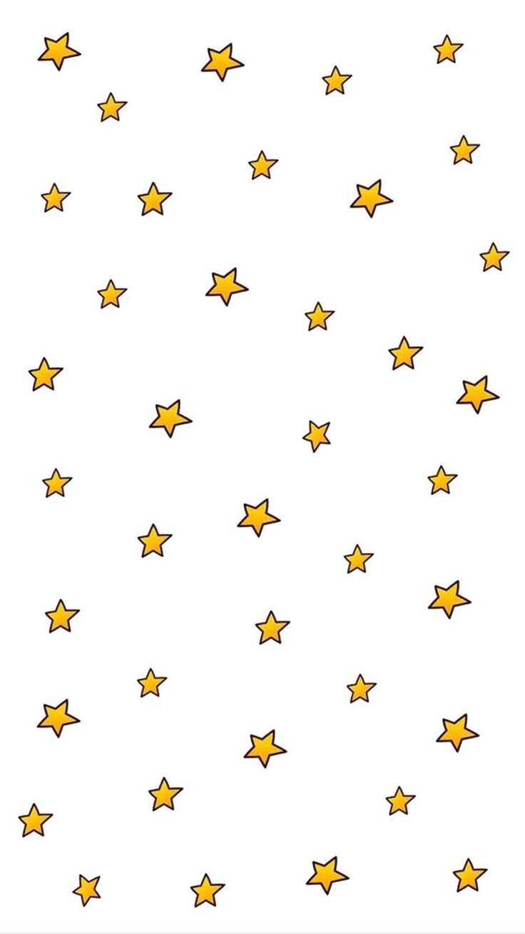 a white background with yellow stars on it