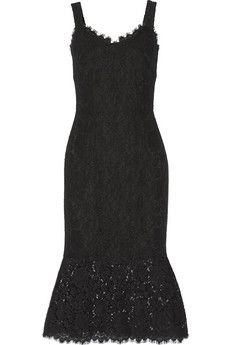 Dolce & Gabbana Fluted lace dress | NET-A-PORTER Scalloped Lace Dress, Cocktail Dress Holiday, Fab Dress, Holiday Cocktail, Scalloped Dress, Dolce Gabbana Dress, Dresses Cocktail, Cocktail Evening Dresses, Evening Cocktail