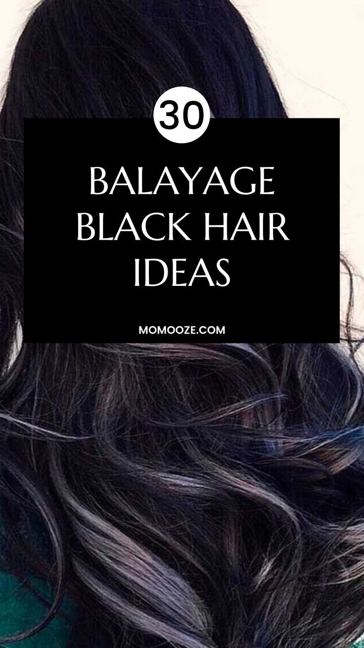 Feel the gentle kisses from the sun with these stunning balayage on black hair ideas, and switch the summer mode on. Black Hair Hairstyles, Ashy Blonde Balayage, Black Balayage, Dark Black Hair, Black Hair Balayage, Jet Black Hair, Black Hair With Highlights, Black Hair Color, Brunette Balayage Hair