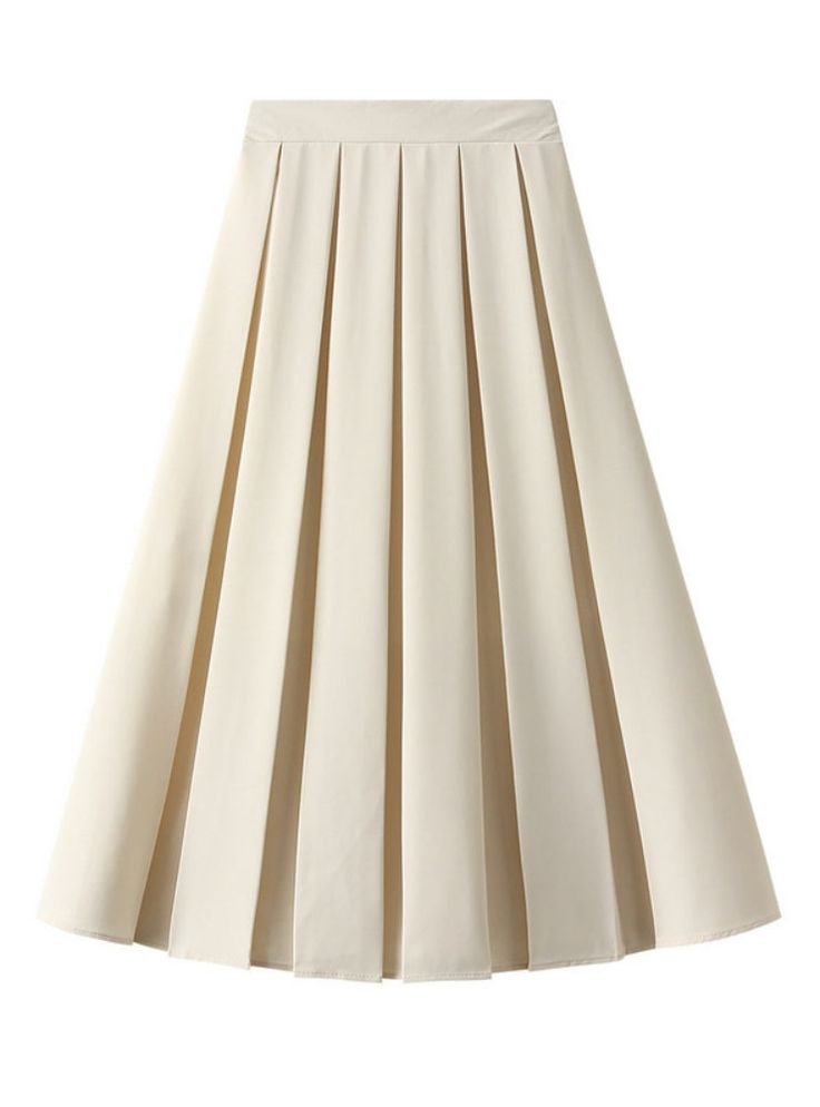 Pattern: solid colorTechnology: collage/splicingSkirt type: pleated skirtSkirt length: long skirtColor: white, black, beige, coffee, greenSize: M,L Beige Pleated Tiered Maxi Skirt, Solid Pleated Midi Skirt, Cream Pleated Tiered Skirt, Pleated Long Skirt In Solid Color, Flowy Beige A-line Pleated Skirt, White A-line Pleated Skirt With Pleated Hem, Beige Relaxed Tiered Pleated Skirt, Beige Pleated Tiered Skirt, Beige Relaxed Pleated Tiered Skirt